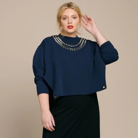 Christopher Kane Cup Chain Cropped Sweatshirt - Picture 7 of 16